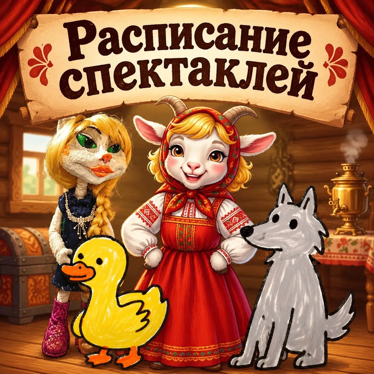 Расписание спектаклей Балашихинского драматического театра в ТРЦ 